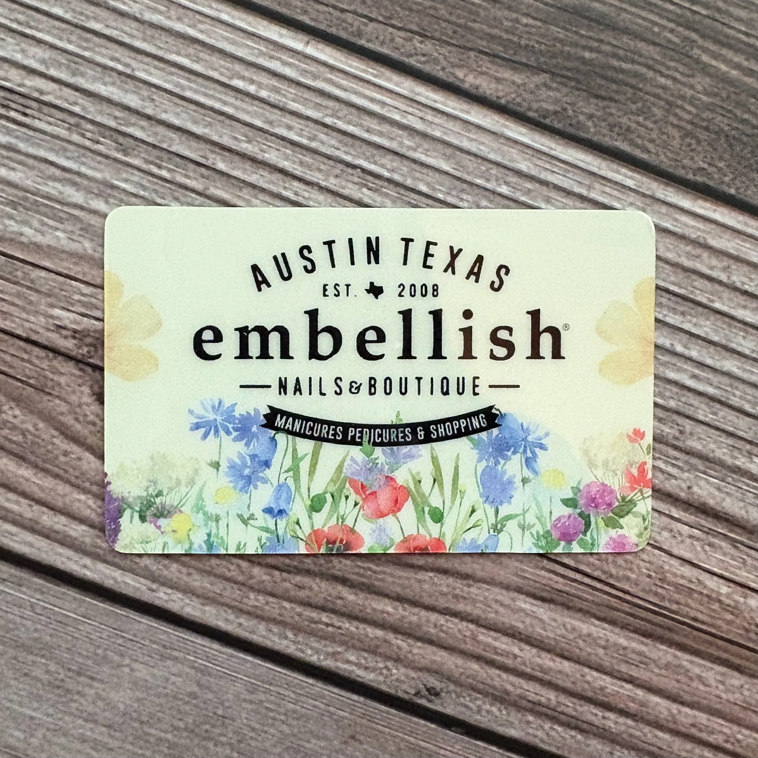 Gift Card - Butter Yellow Floral