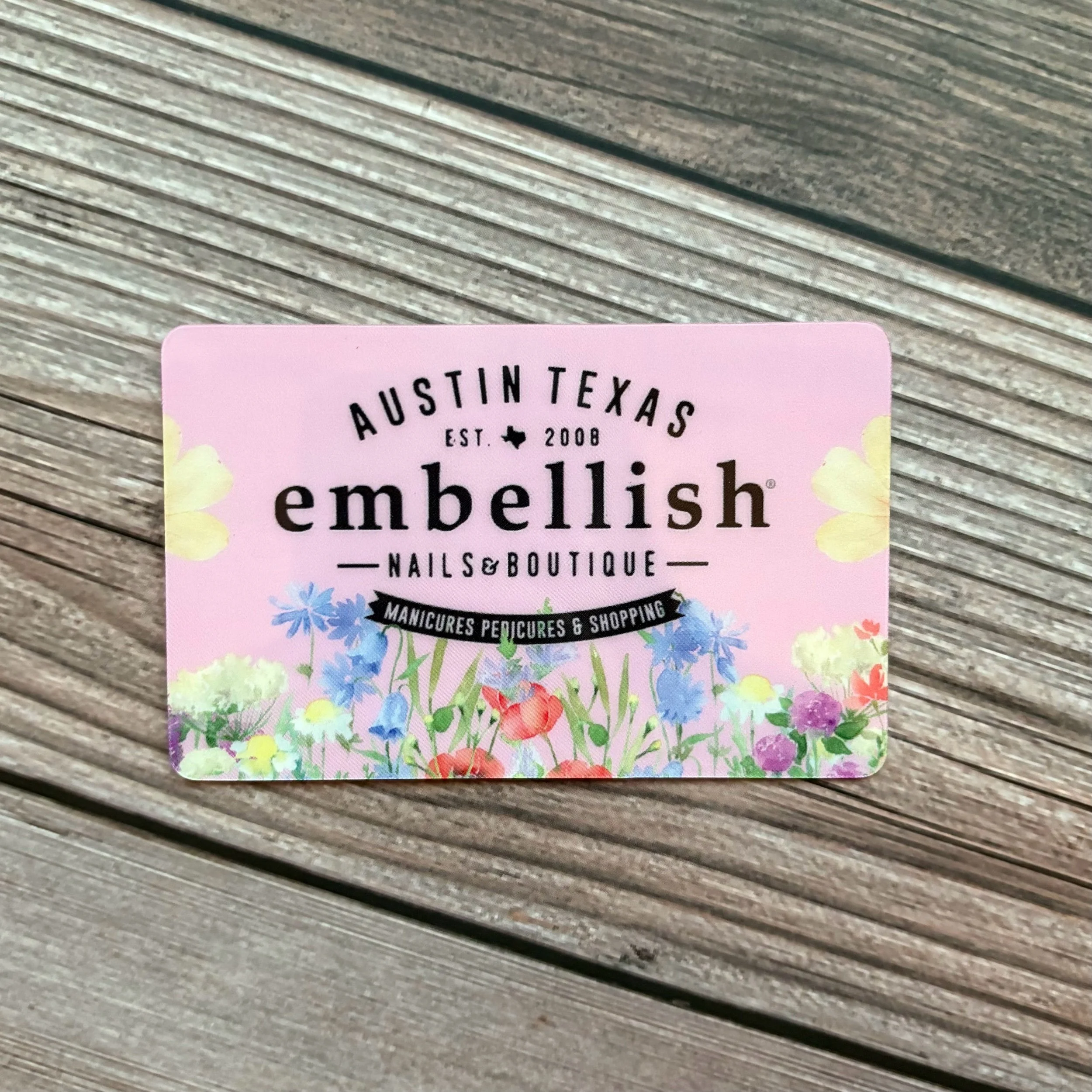 Gift Card - Pink Floral