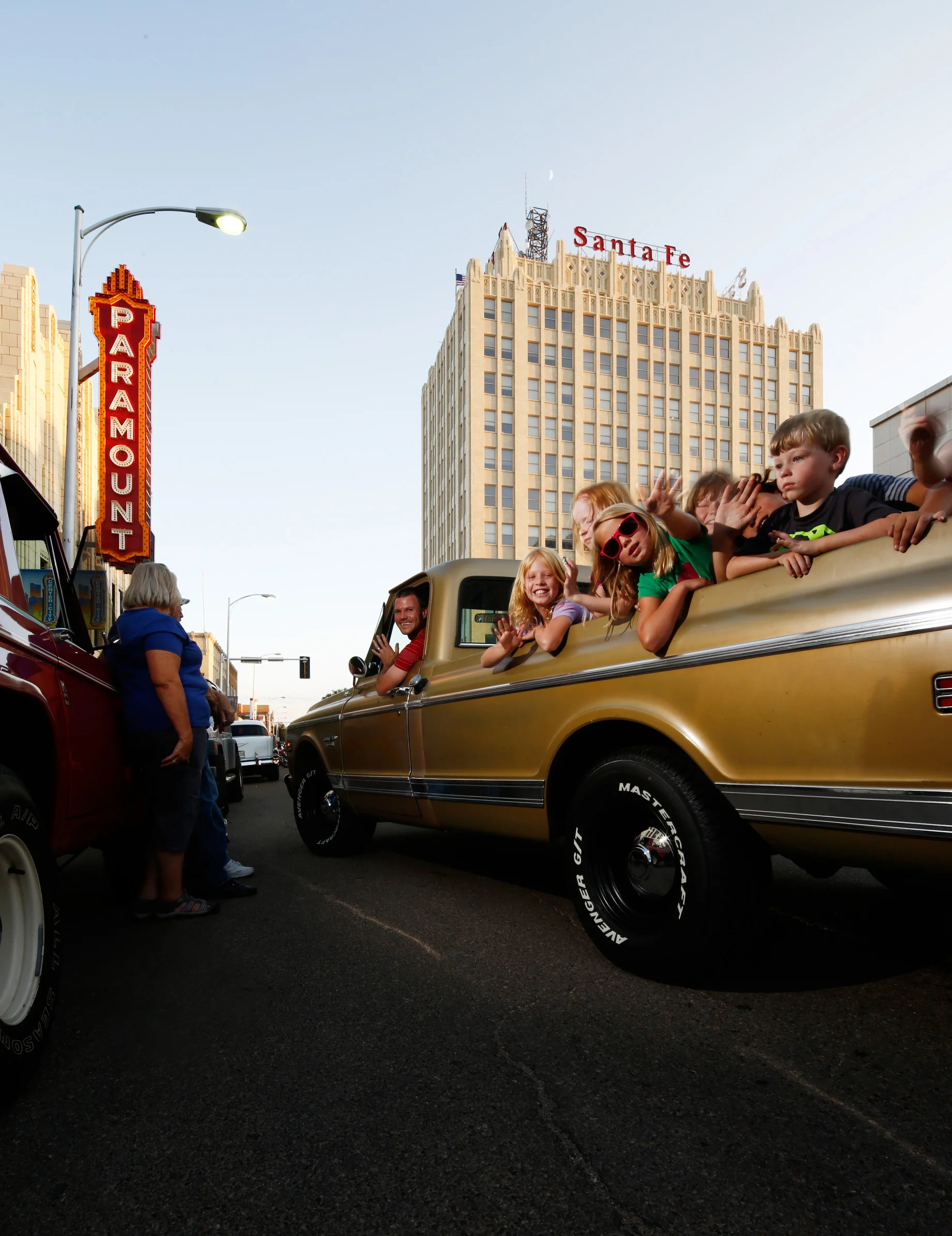 Having Fun at the Center City Road Rally in Amarillo