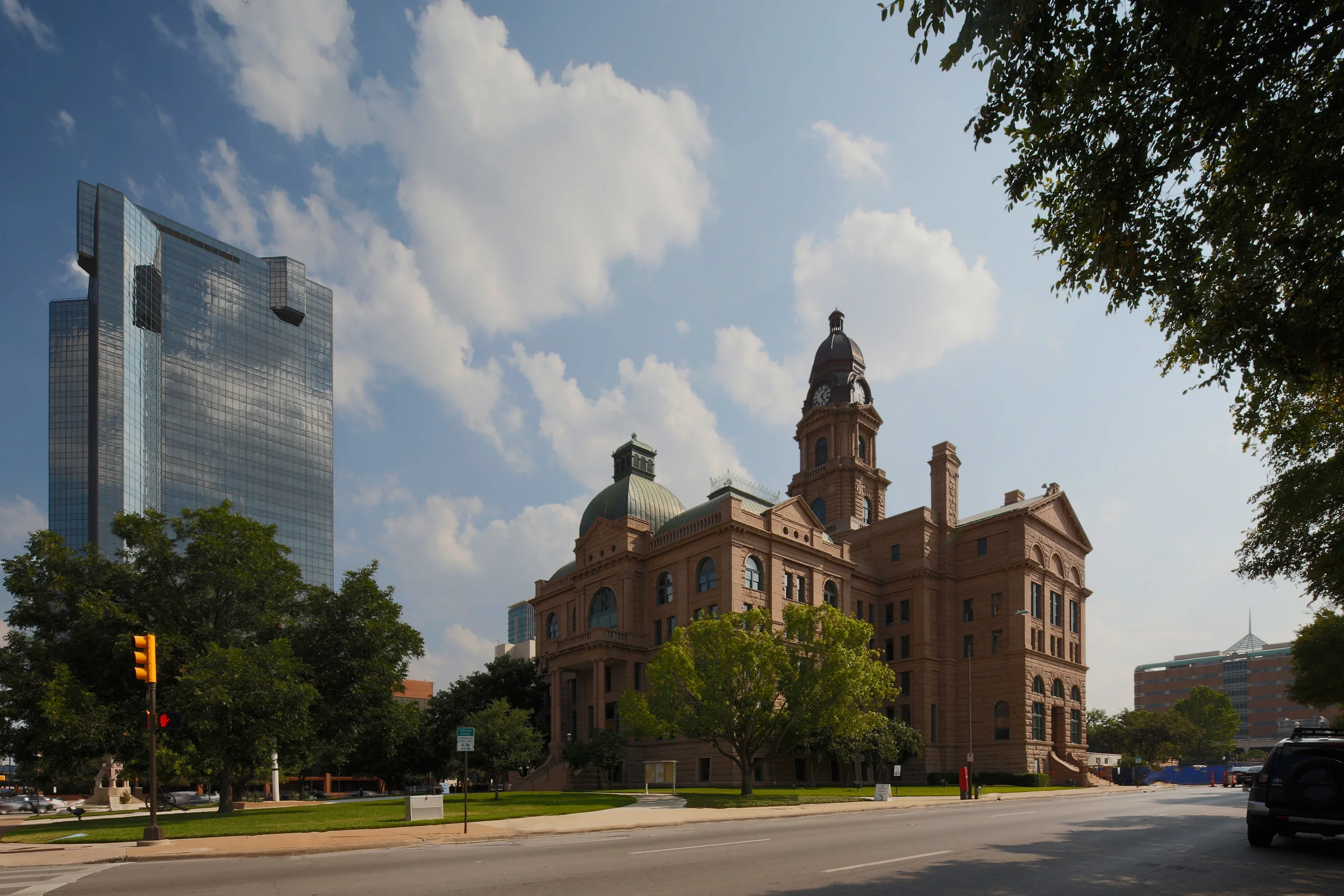 Tarrant County Courthouse and the D.R. Horton Tower