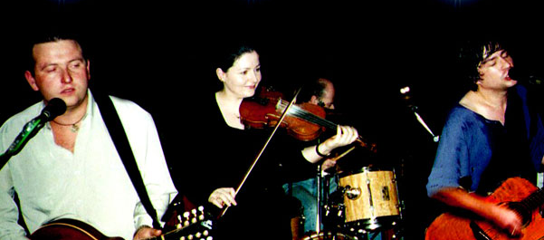 Playing with Kell in The Kings Head, Galway
