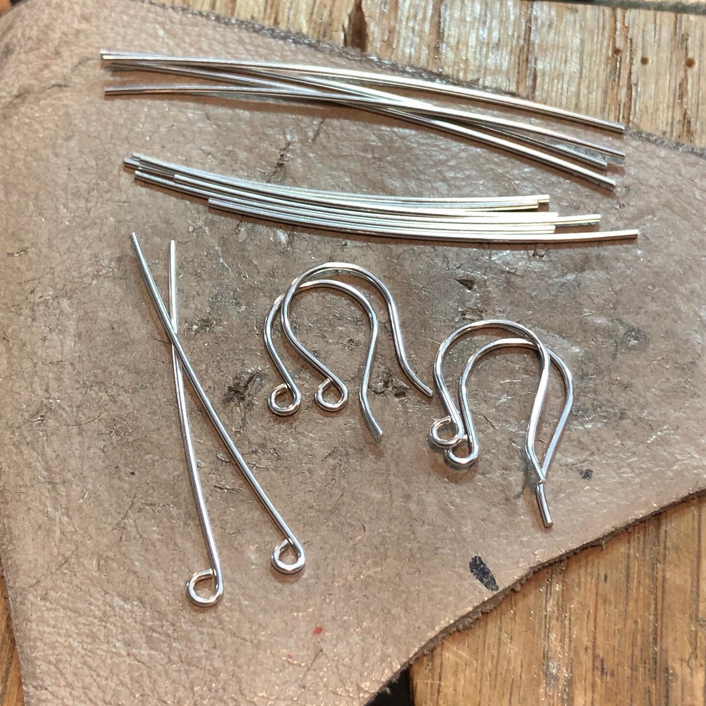 Making ear wires today. Did you know that all the ear wires in my jewelry are handmade with recycled sterling silver? 😊#earwires #handmade #megtangjewelry #greenjewelry www.megtang.com