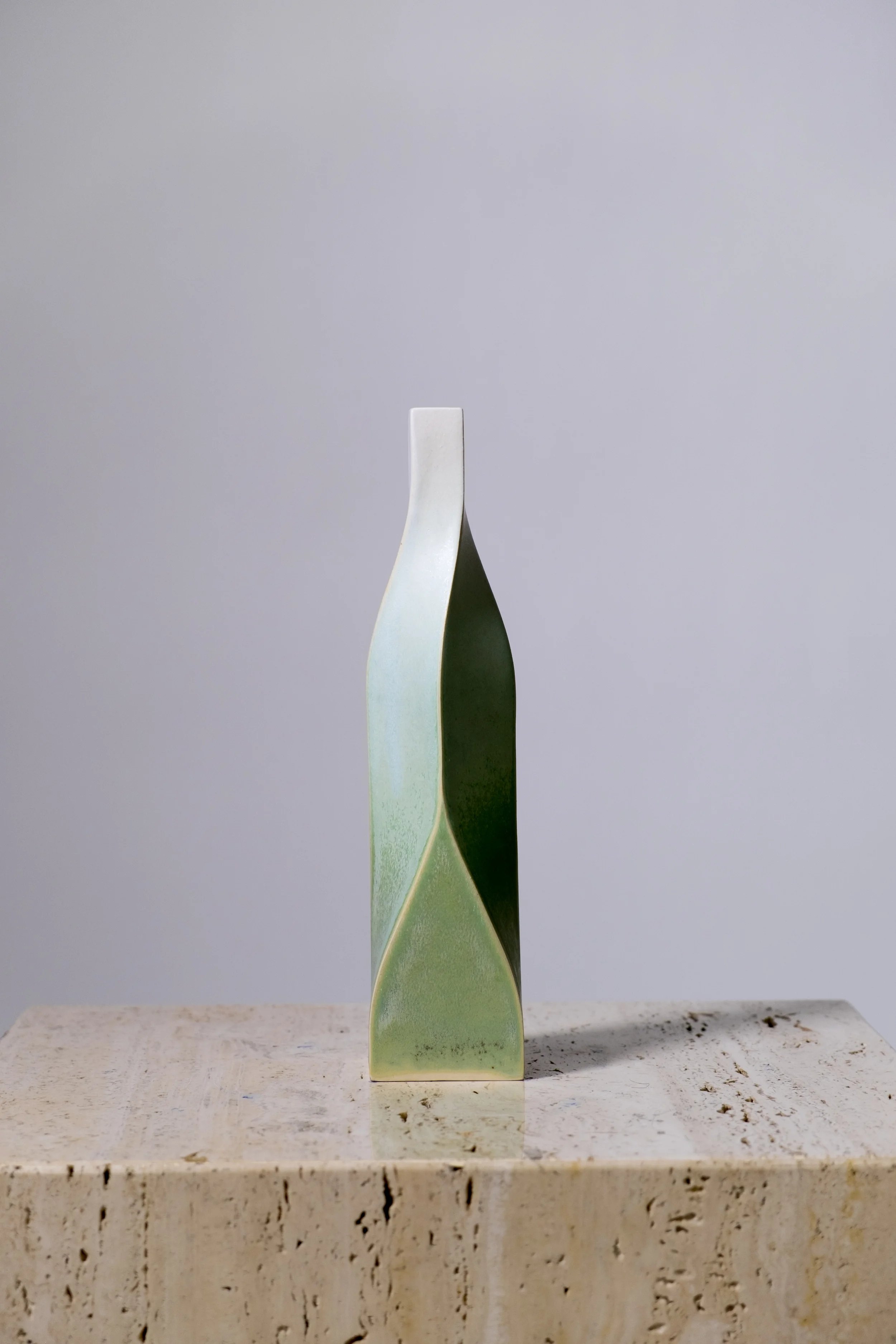 LIGHT AND DARKNESS TYPE A ASSURED, 2014 Glazed stoneware H 11” x W2-5/8” x D 2-5/8”