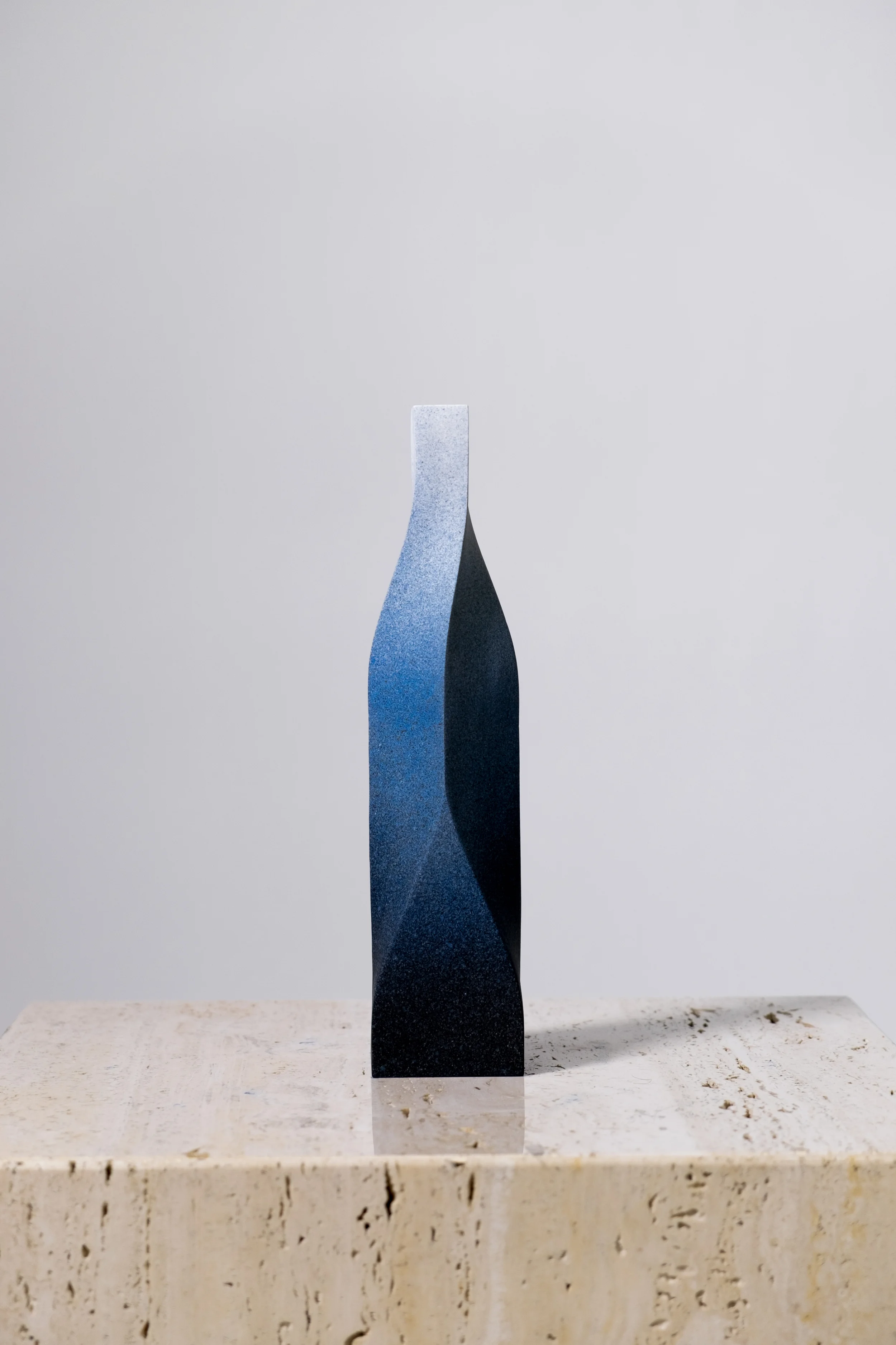 LIGHT AND DARKNESS TYPE A FRUSTRATED, 2014 Underglazed stoneware H 11” x W2-5/8” x D 2-5/8”