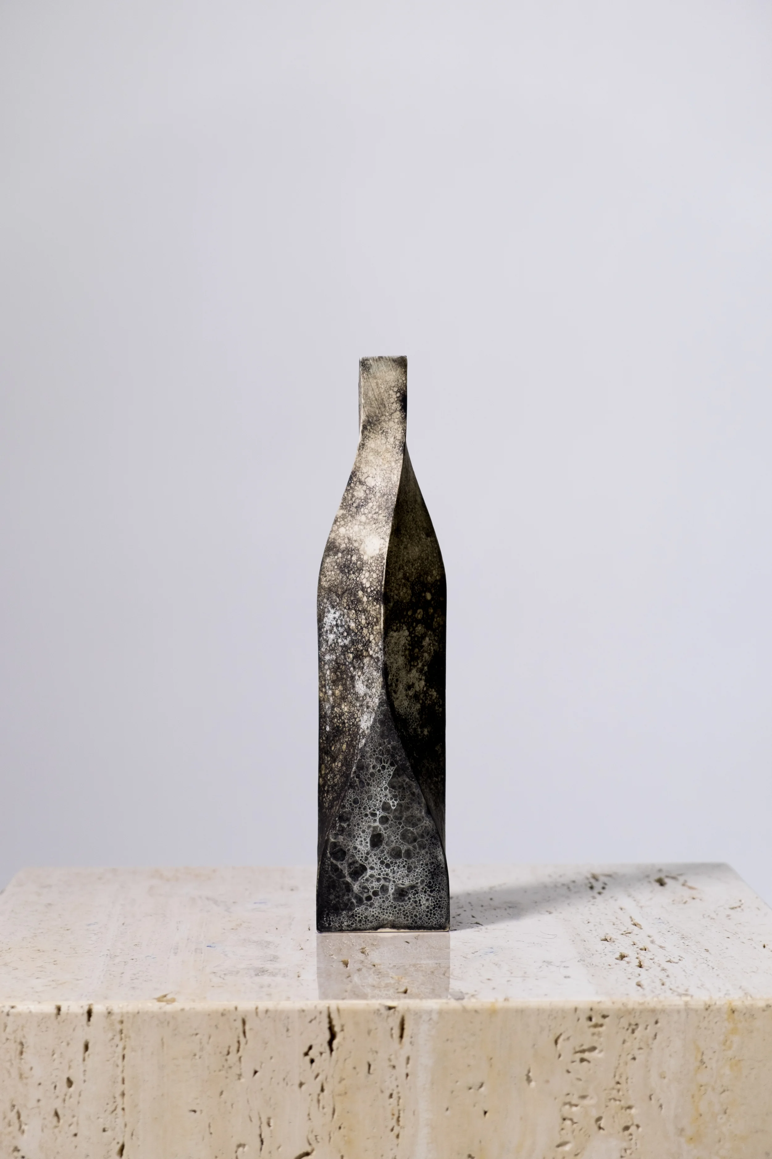LIGHT AND DARKNESS TYPE A MAD, 2014 Underglazed stoneware H 11” x W2-5/8” x D 2-5/8”