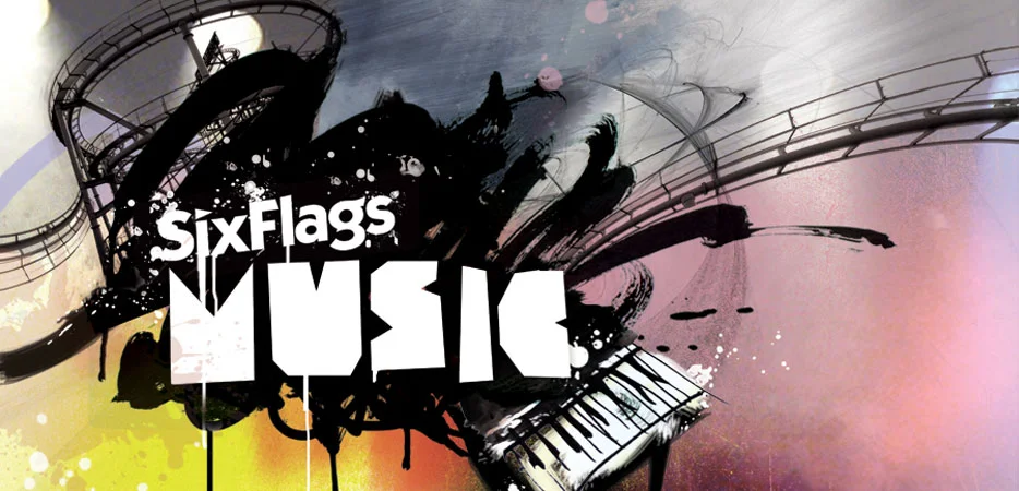 CMJ Six Flags art Worstofall Design