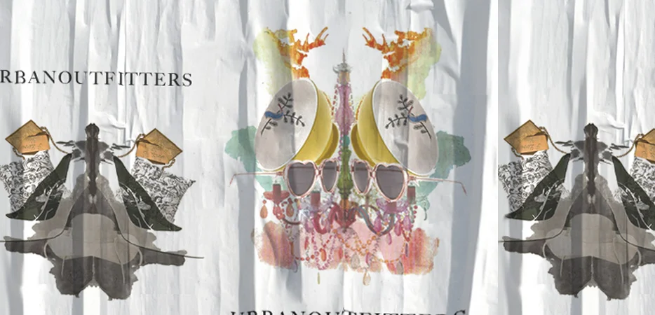Badass ad campaign urban outfitters graphic design art