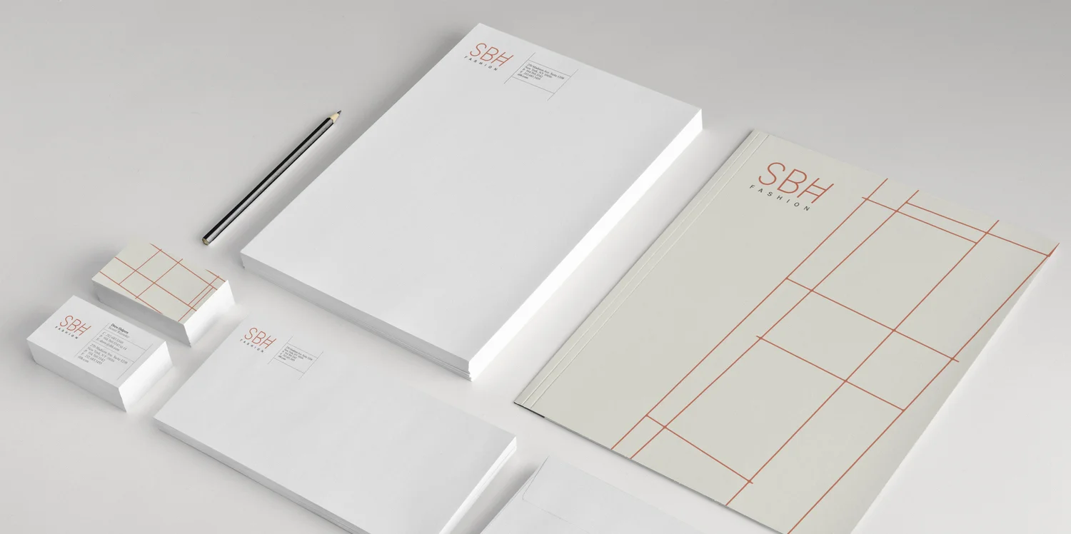 SBH Fashion Retail Stationary Design NYC