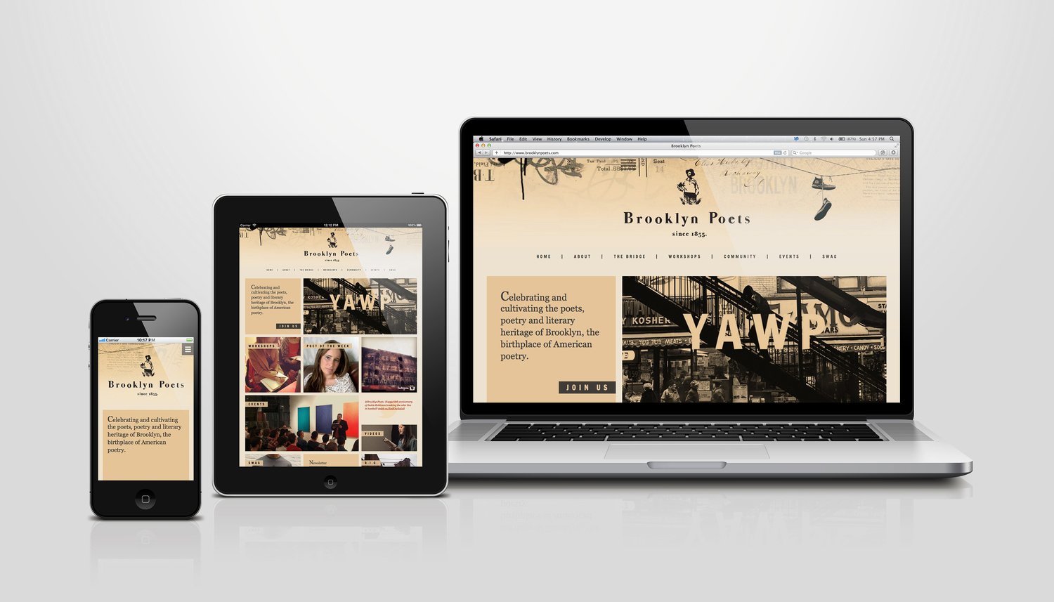 Badass Brooklyn Responsive Website Design 