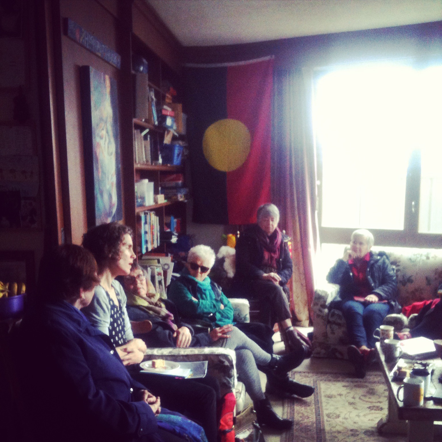 Clare Landy talks about her book Decolonising Solidarity with the Railway House Respect and Reconciliation group at IHH.