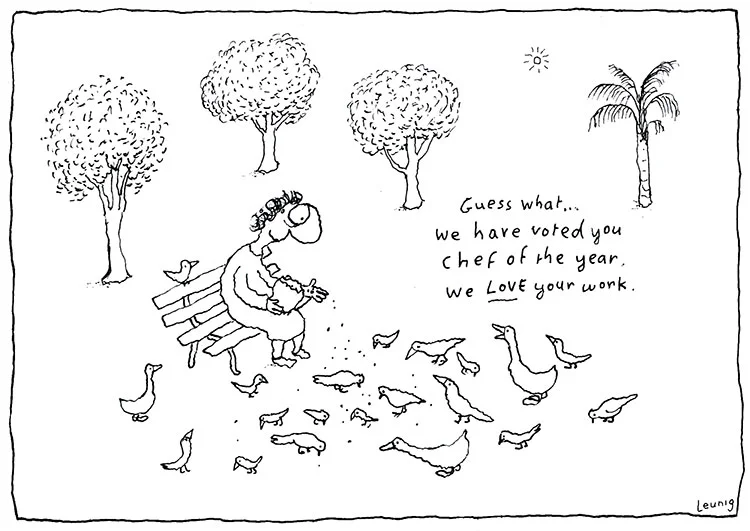 'Chef of the Year', Michael Leunig, 2014.
