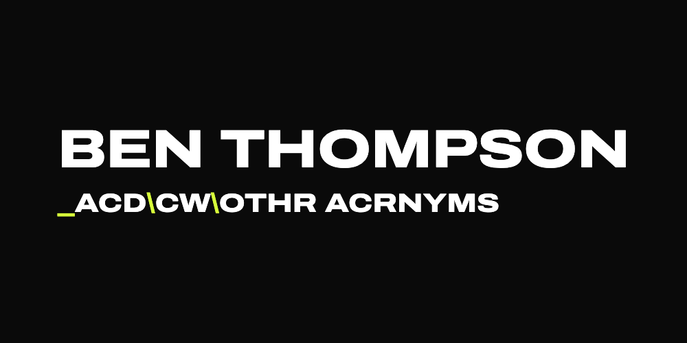 Ben Thompson