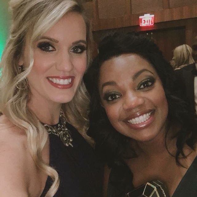 @stirratstephanie and Renee Moore of @dreammoorephotography looked fabulous this past weekend at the Children's Home of NKY charity ball. Stephanie is wearing &quot;Brooklyn&quot; liquid lipstick with &quot;Regrets&quot; lipgloss over top. And Renee 