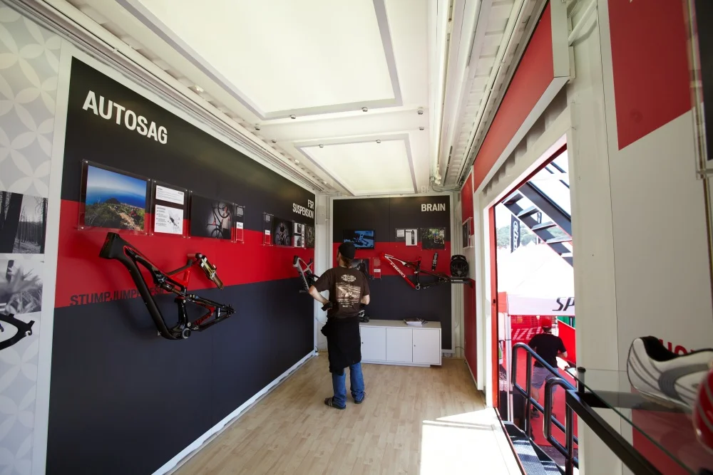 Worked as the graphic designer for conversion of this shipping container into a time-line exhibit. Part of my duties as a Global Retail Marketing Designer at Specialized Bikes.