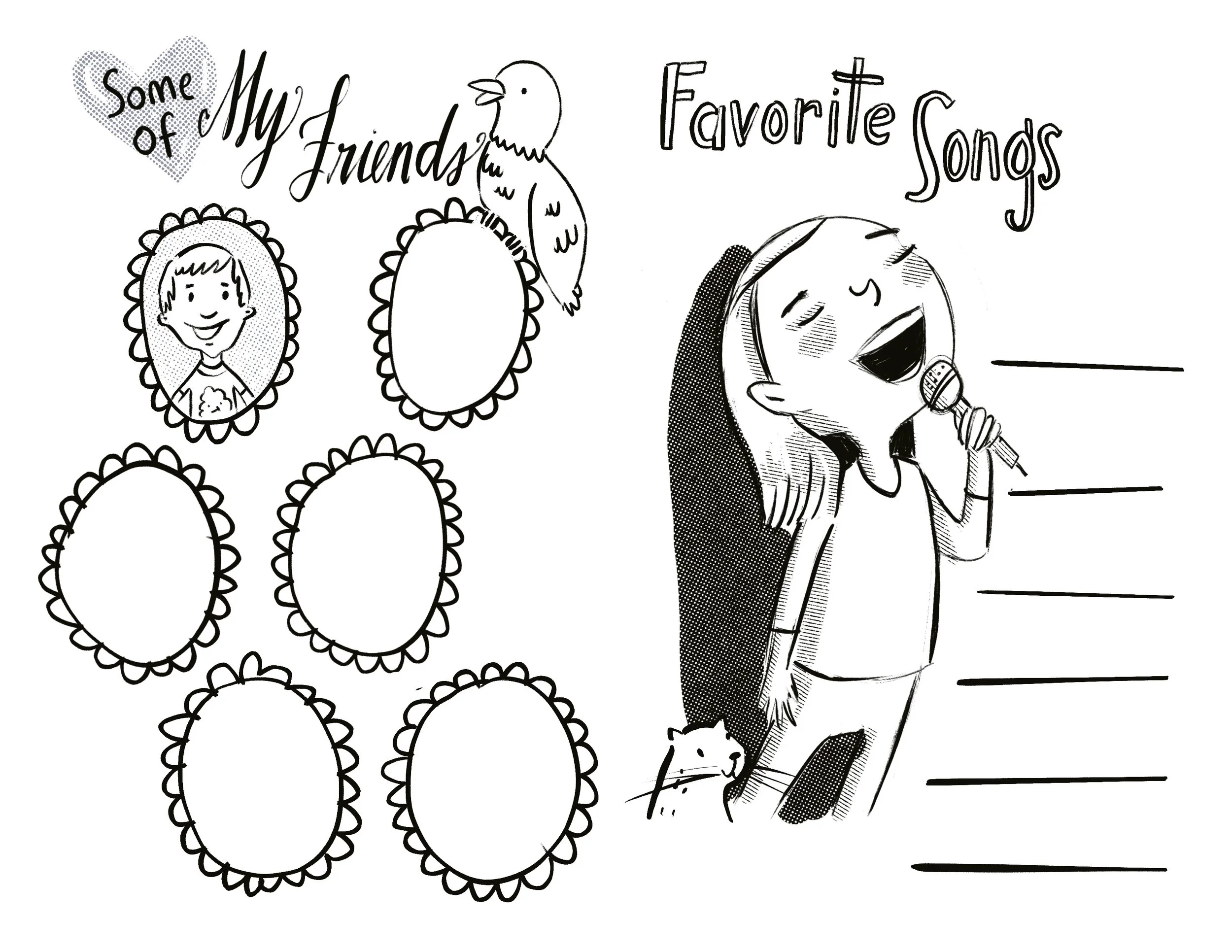 All about me activity page