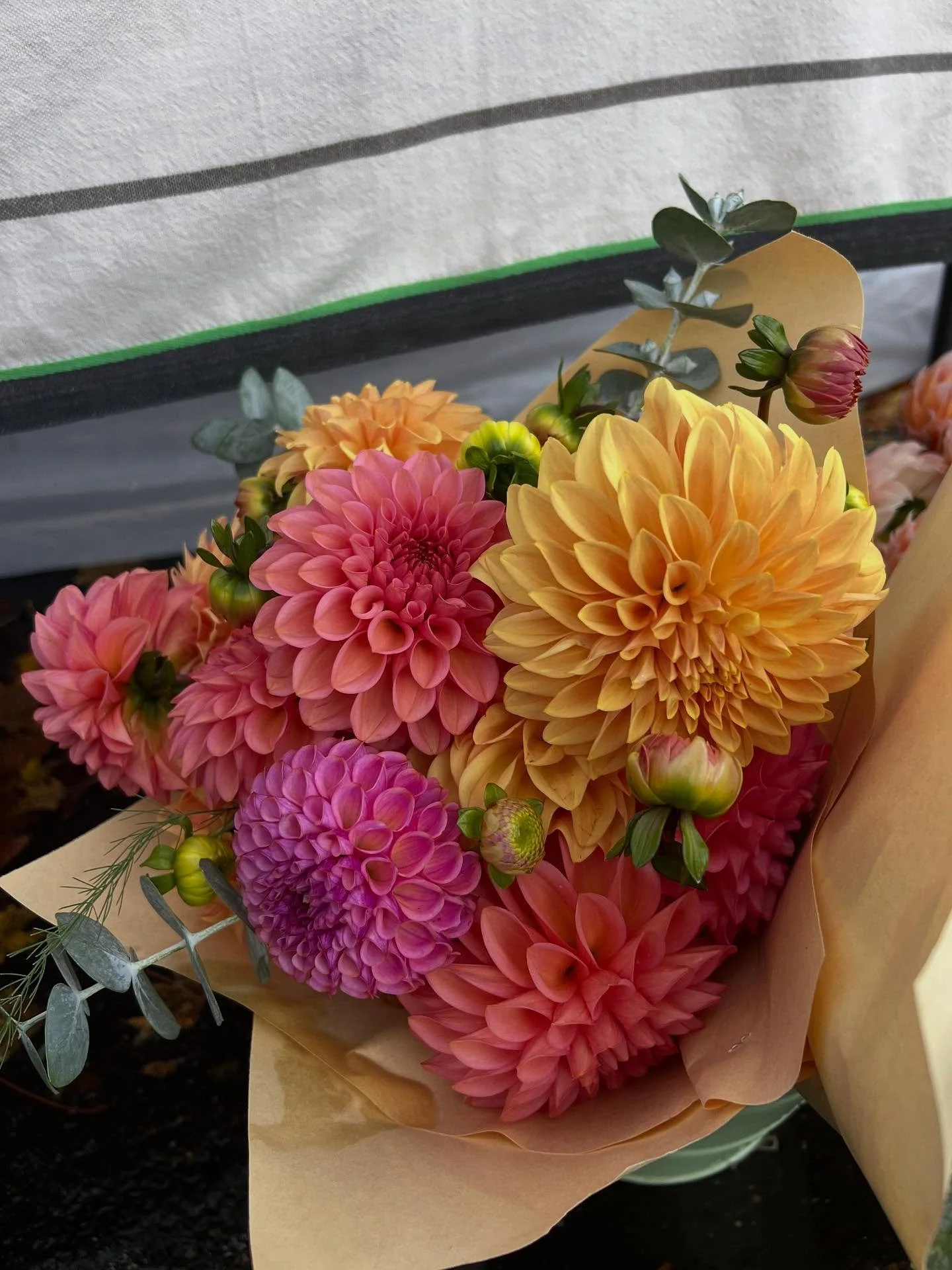 These bouquets from @sister.garden.pdx today! Gorgeous!