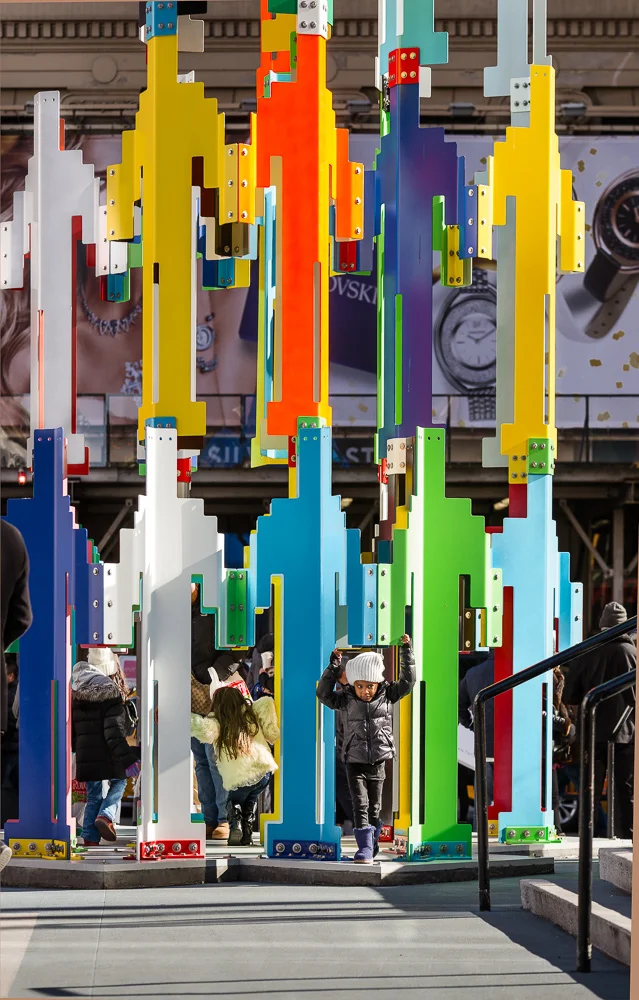 Jonathan Borofsky Sculpture details