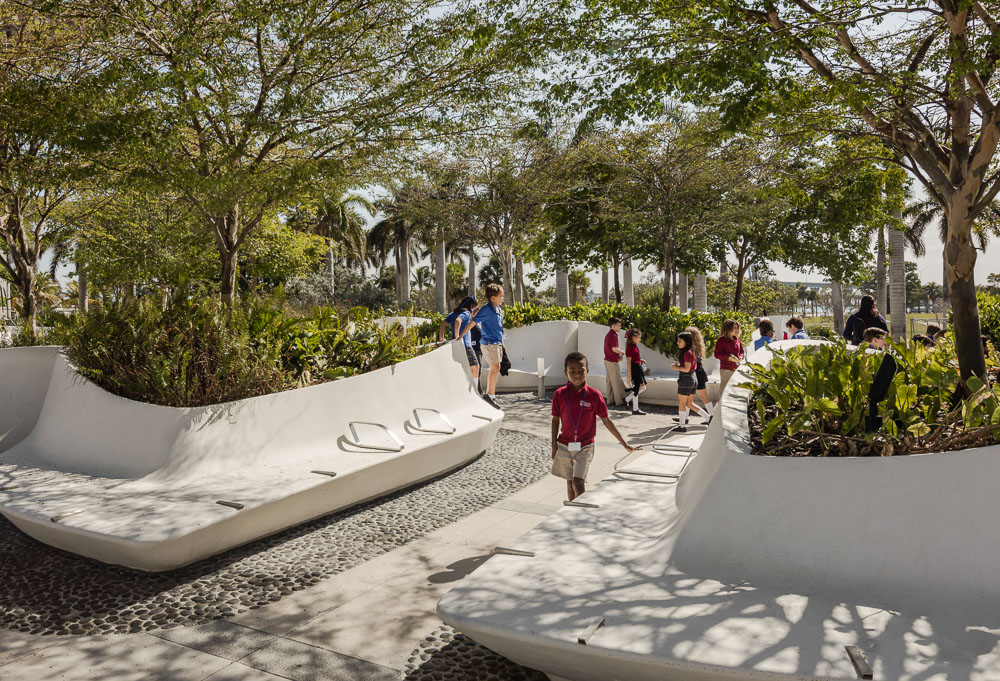 Knight Plaza designed by James Corner Field Operations