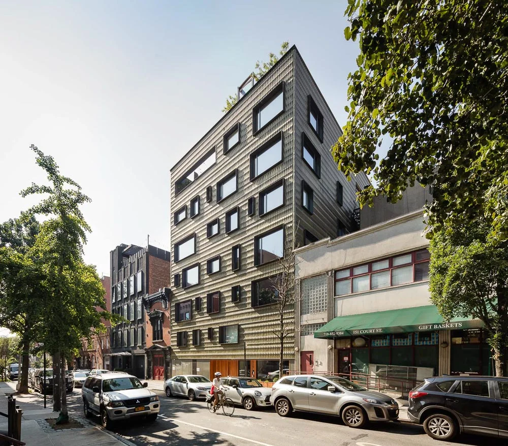 Facade Installed At Six-Story 210 Pacific St by NAVA