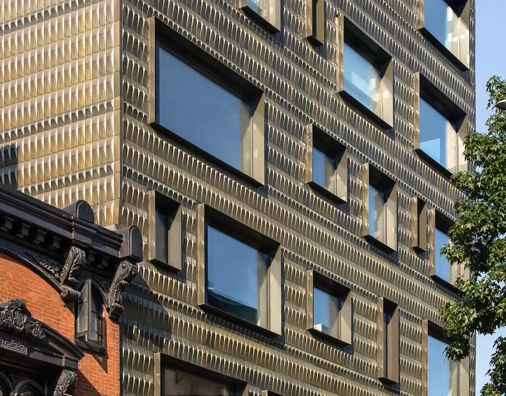 Modern facade of Residential Multi-Family Housing at Boerum Hill, Brooklyn, New York