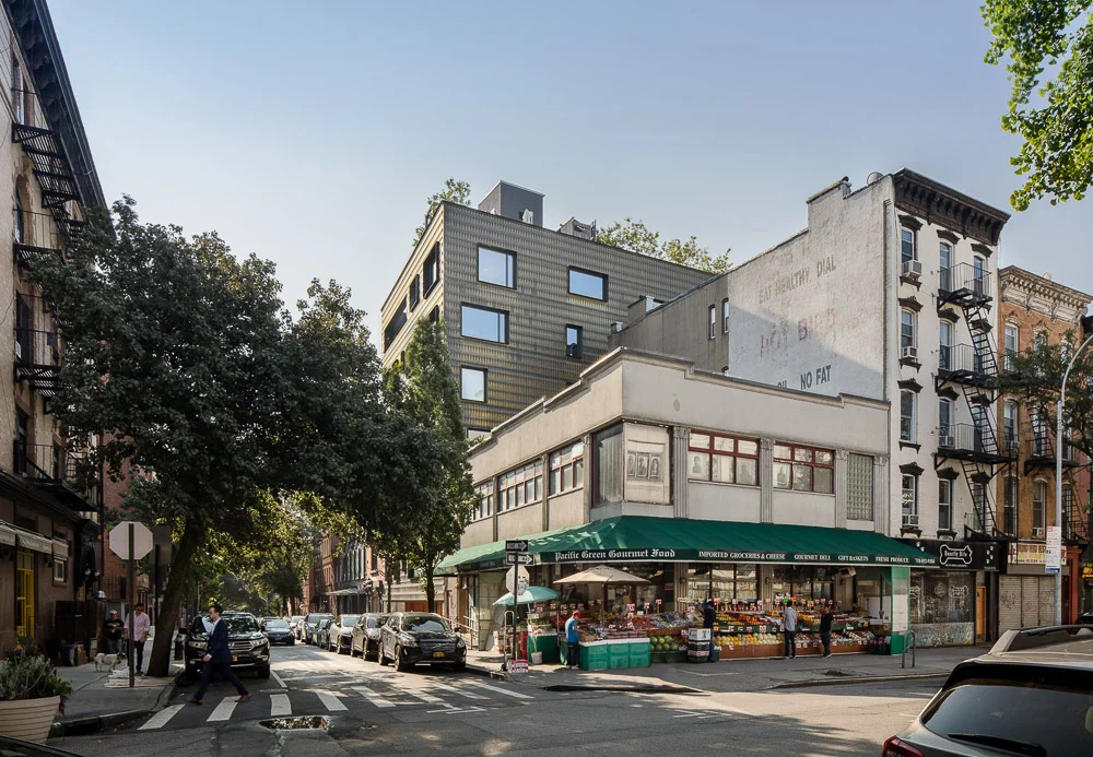 Showing the neighborhood at the 210 Pacific St in Brooklyn, New York.