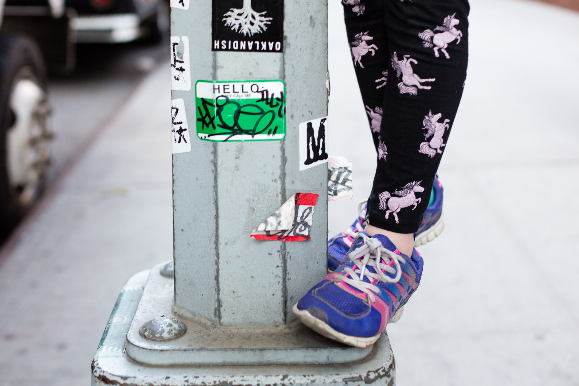 She got a ton of compliments on her unicorn pants. 