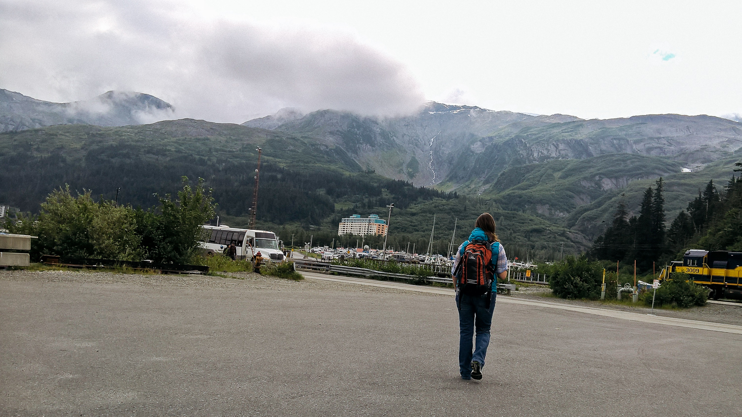 That building in the background is where almost all the Whittier residents currently live. The whole thing is like a Stephen King novel. (Shot with the Nokia Lumia 640 XL)