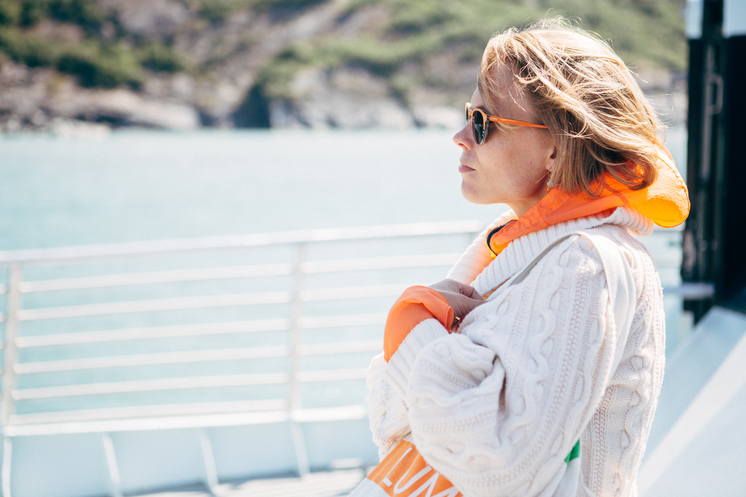 Our trip captain, Tiina, was prepared and also very stylish. (Shot on my DSLR)