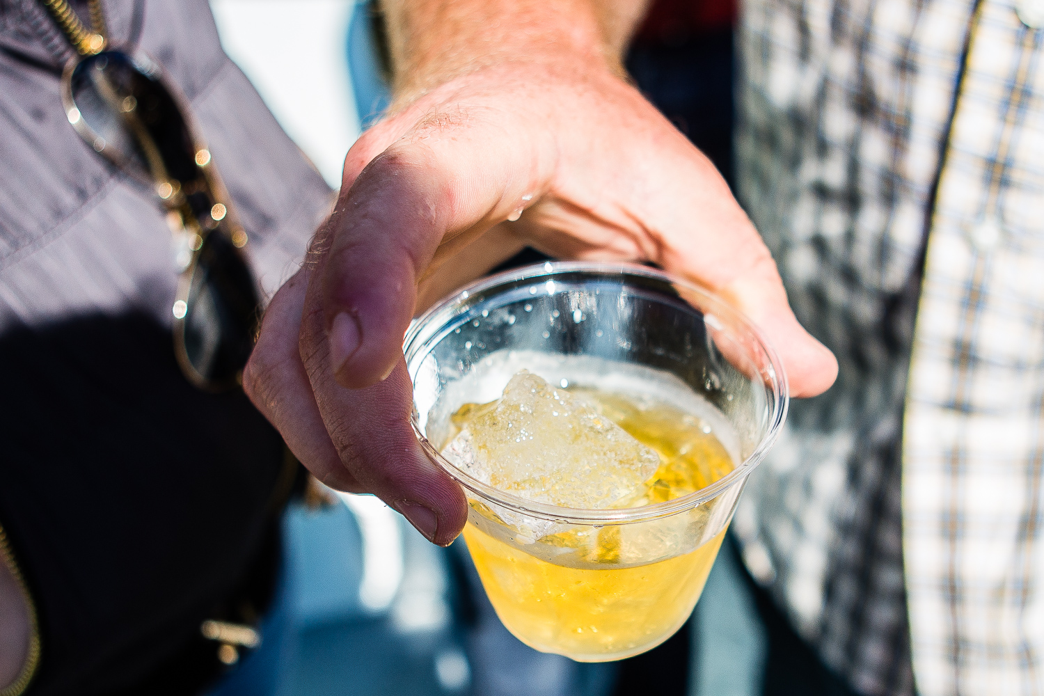 Hilariously enough, they actually crushed up the pieces of glacier and used them in drinks from the bar. (DSLR)