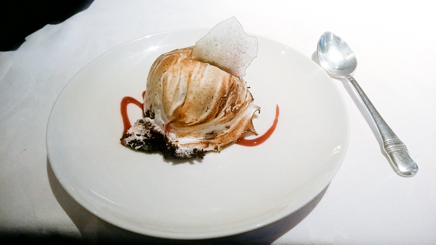 The dessert was Baked Alyeska, which is just adorable. (Shot with the Nokia Lumia 640 XL)