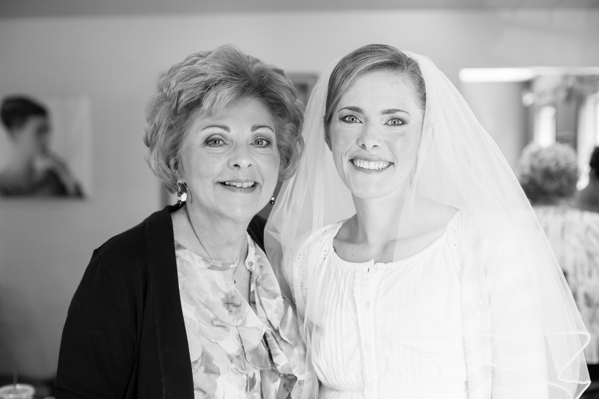 I normally don't include basic portraits like this in blog posts (we try to keep it fancy), but seeing a bride and her mom looking so happy demanded inclusion.