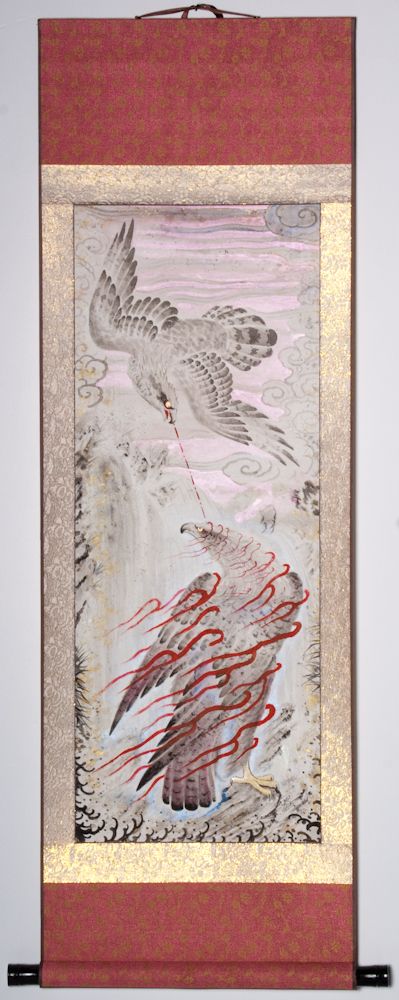 Telepathic Hawks 49"x19" $1350.00
