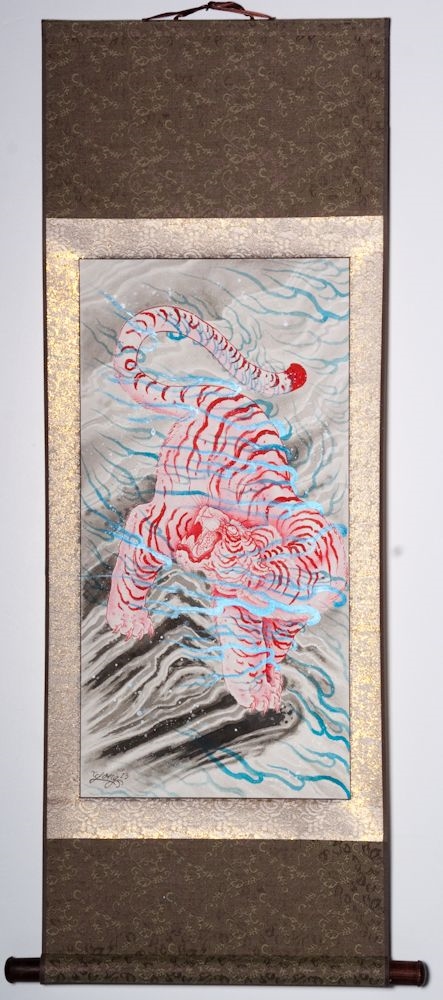 Burning between the rocks and clouds 43"x19" $1250.00