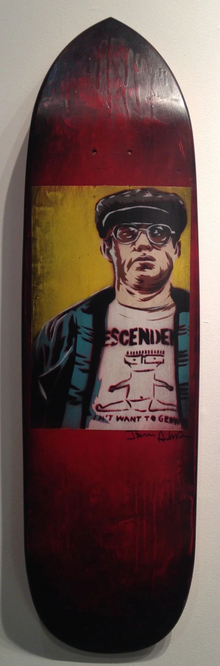 "MILO" skateboard deck $250