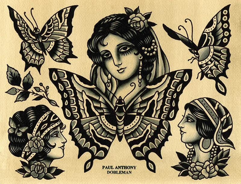 Paul Dobleman original flash sheet 18