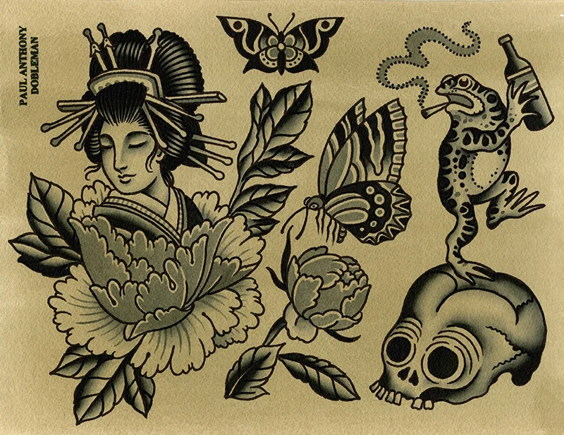 Paul Dobleman original flash sheet 23