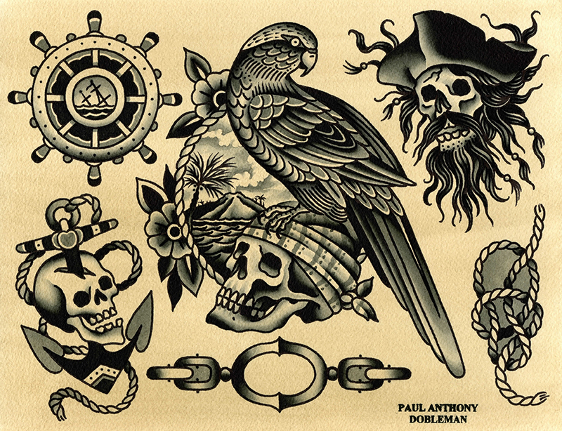 Paul Dobleman original flash sheet 28