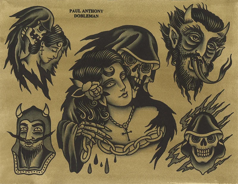 Paul Dobleman original flash sheet 32