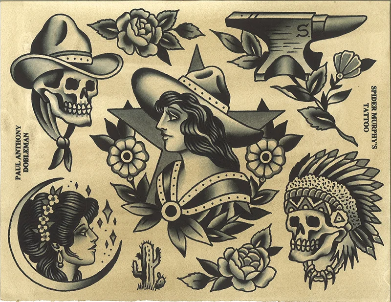 Paul Dobleman original flash sheet 42