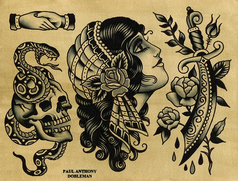 Paul Dobleman original flash sheet 47
