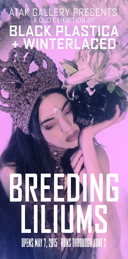 Breeding Liliums exhibition flyer