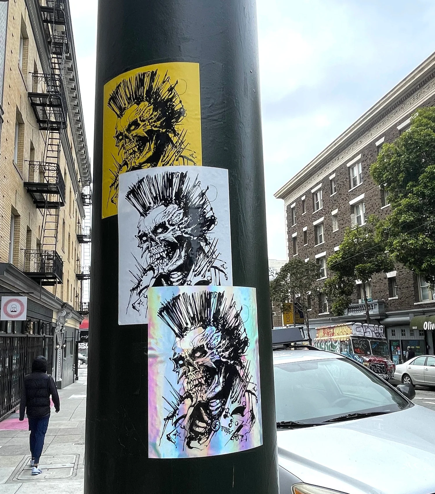 Grime six-pack sticker lottery