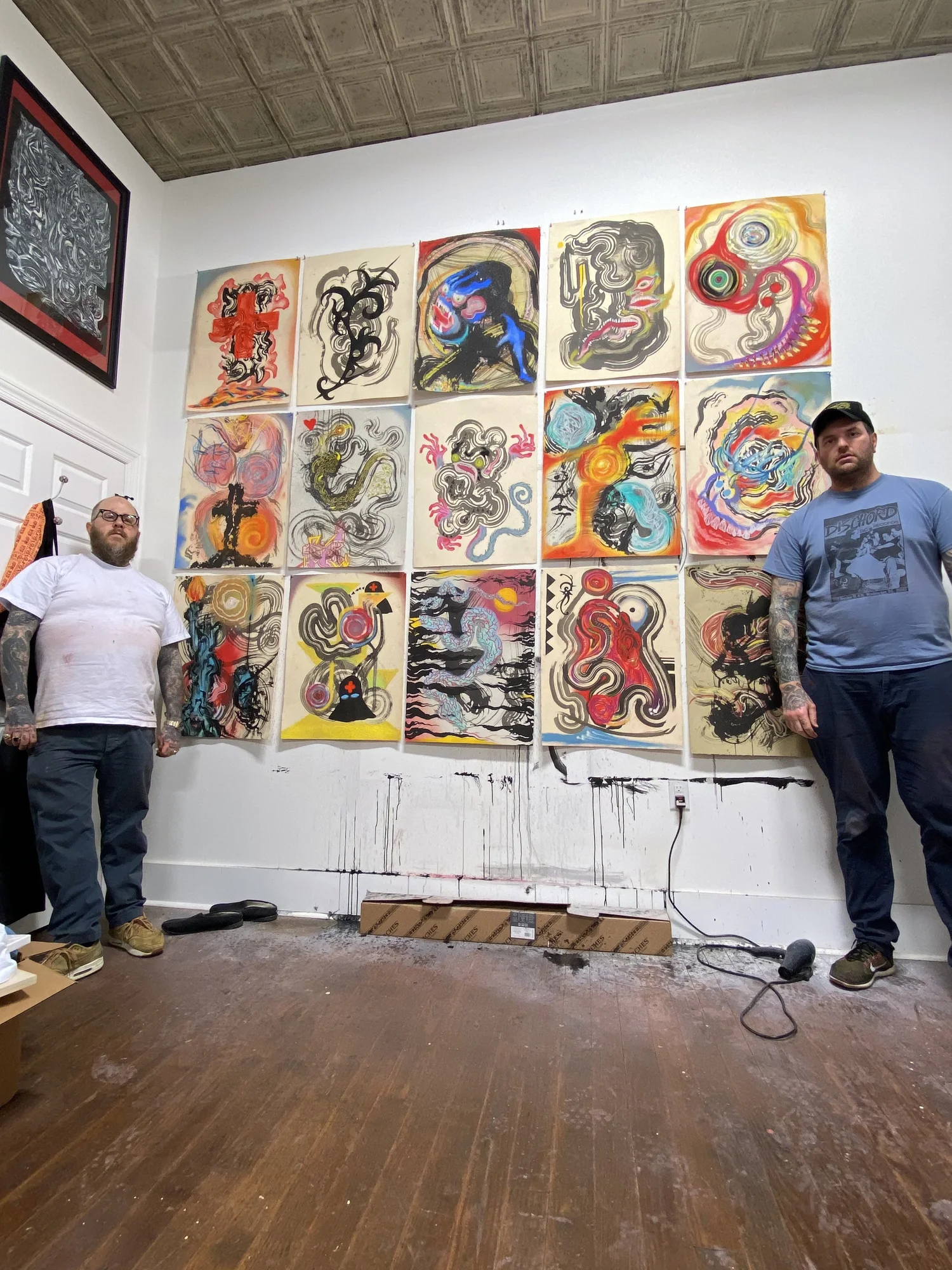 Strumming Maximalism exhibition work