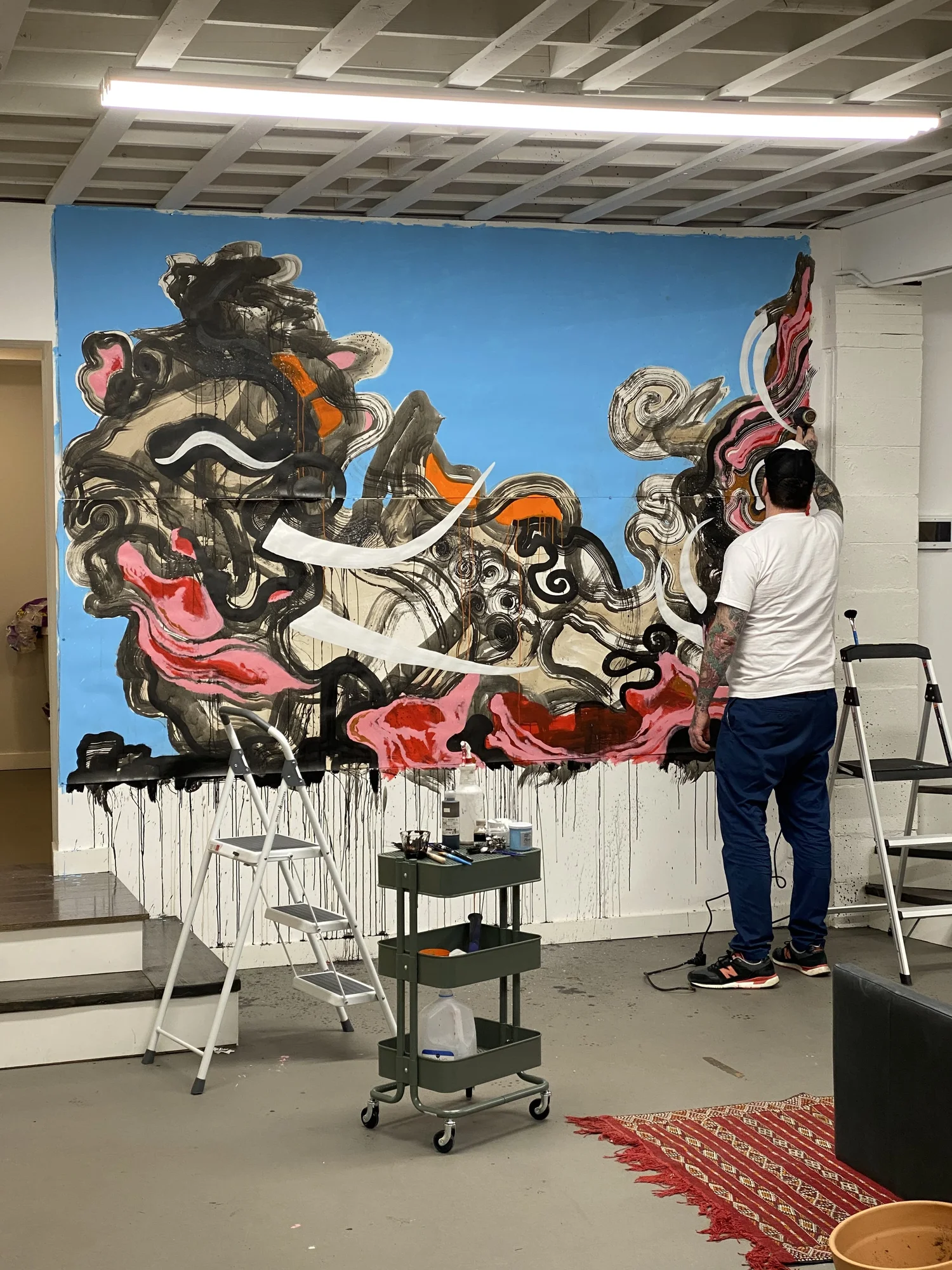 Strumming Maximalism exhibition work