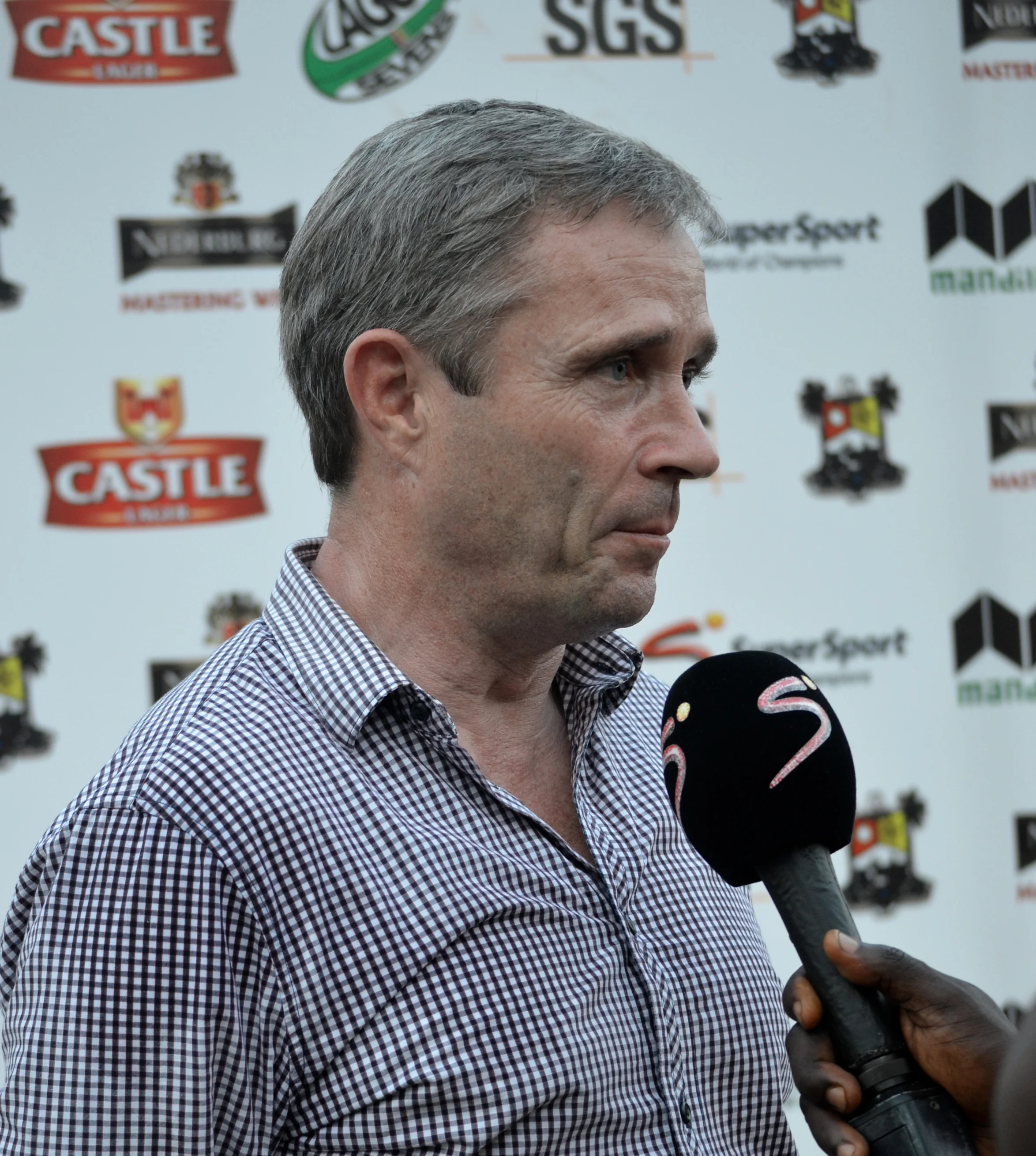 Coach interviewed by SuperSports.
