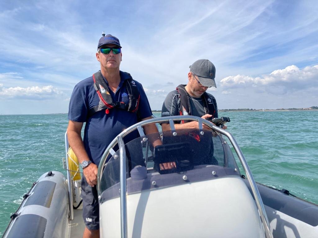 We Make Pictures went to sea! We had the privilege to be asked by Steve Dimmer from Portsmouth Marine Training to capture aerial photography and video of one of his training vessels on Monday. If it floats, Steve can teach it,  and his skills behind 