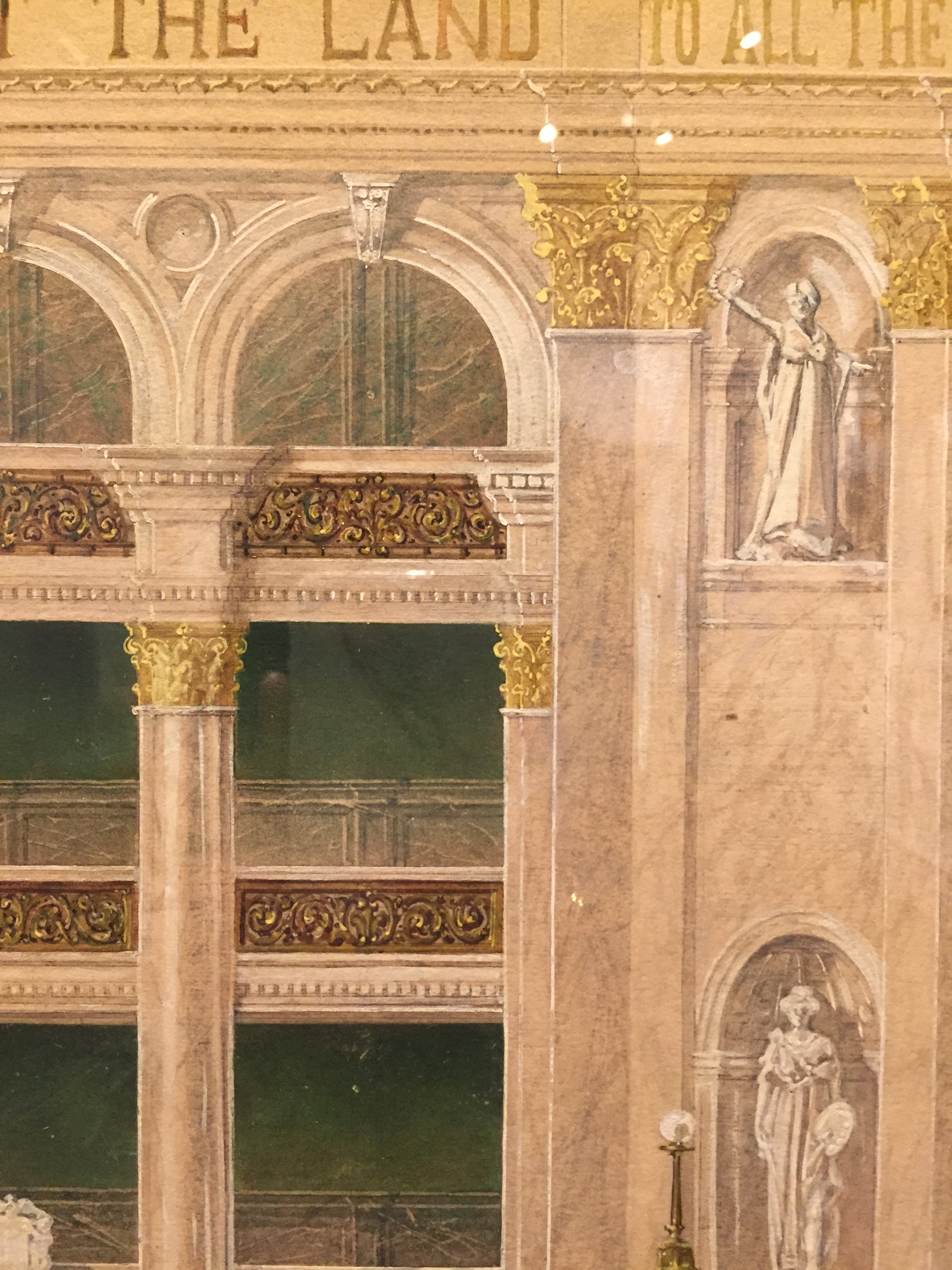 Interior Elevation Detail, Joseph M. Husdon