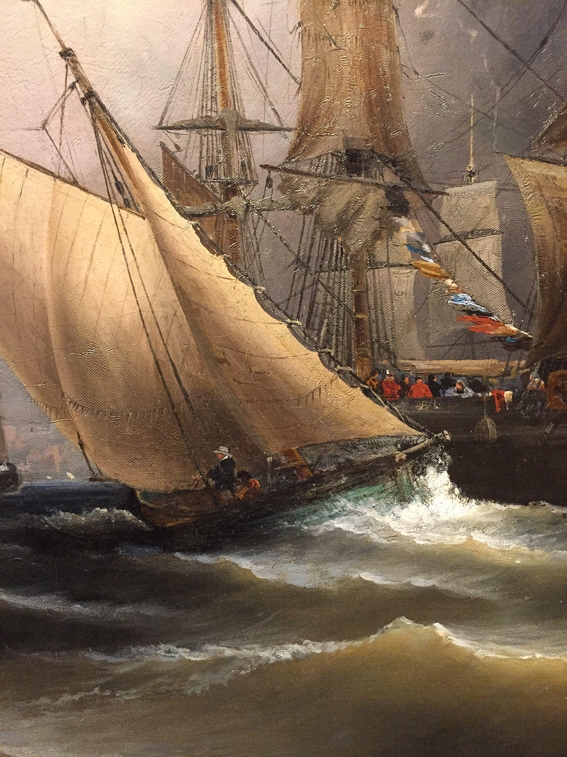 View of Philadelphia (detail), by James Hamilton