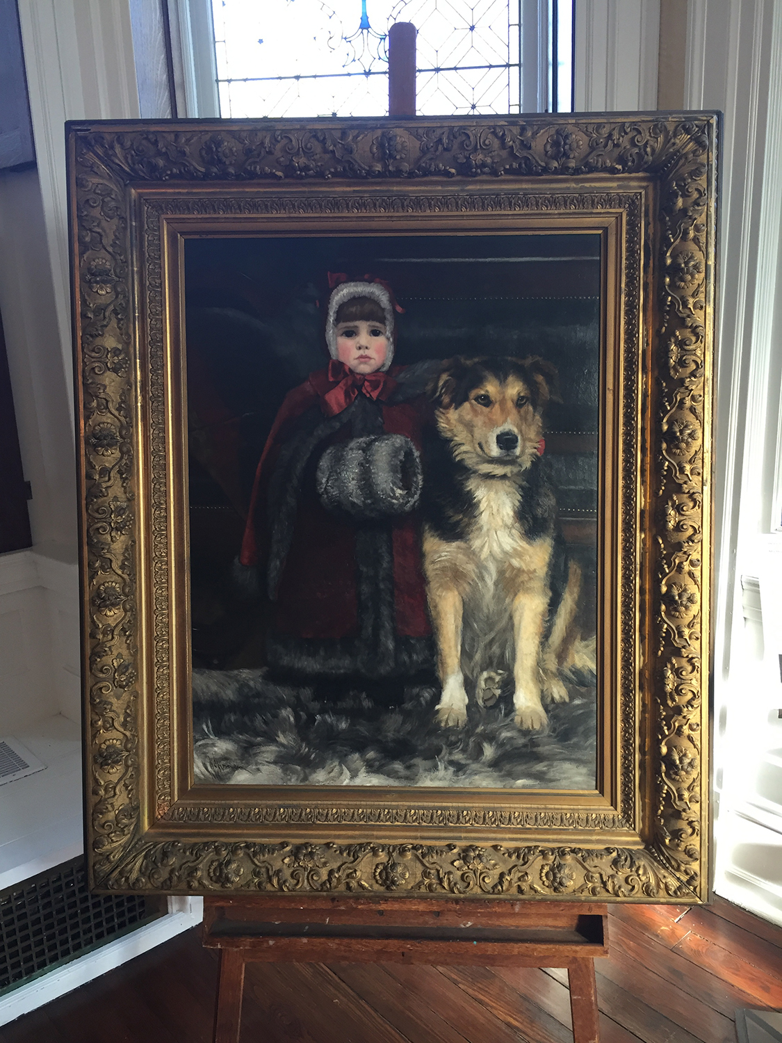 Martha Hovenden and Her Dog, by Helen Corson Hovenden