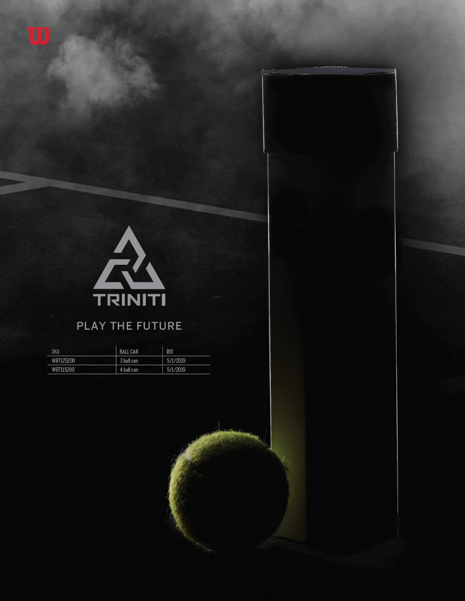 I was charged with the logo, and photography for this sell sheet. This is an unused concept by Wilson.